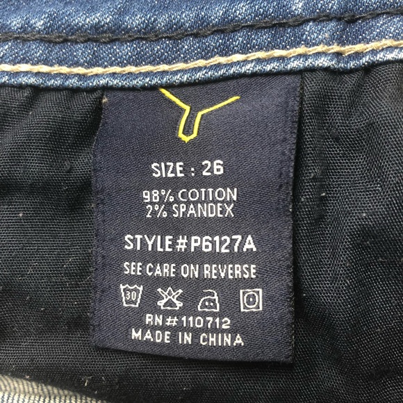 Vigoss Studio Low Rise Stretch Distressed Skinny Jeans - Picture 15 of 15